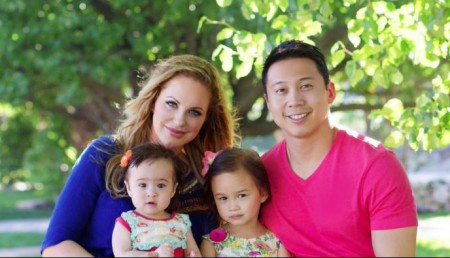 Divini Rae and Dr. Winston Fong with their two daughters